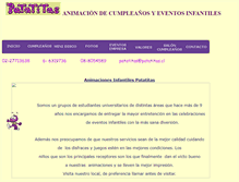 Tablet Screenshot of patatitas.cl